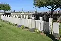 Tombes de soldats britanniques.