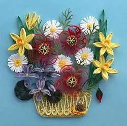 Bouquet de fleurs.