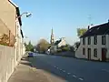 Quimerch : l'ancienne route nationale 165 Nantes-Quimper-Brest