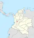 Le département de Quindío depuis 1966.