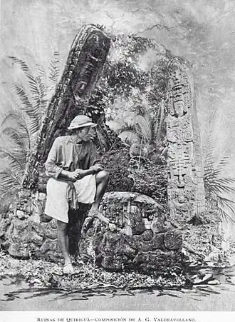 Quiriguá en 1896.
