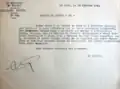 Document émis par la préfecture de la Sarthe en 1944