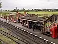 La gare de Quorn and Woodhouse&nbsp;(en) sur la Great Central Main Line.