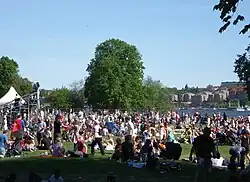 Le parc en en été.