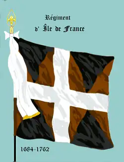 régiment d’Île-de-France de 1684 à 1762