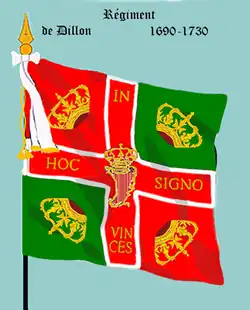 régiment de Dillon de 1690 à 1730