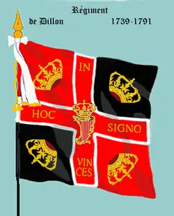 régiment de Dillon de 1739 à 1791