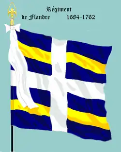 régiment de Flandre de 1684 à 1762