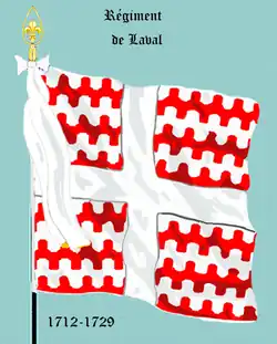 Régiment de Laval de 1712 à 1729