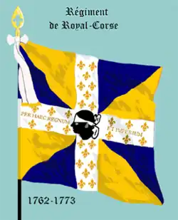 drapeau d’ordonnance de 1765 à 1773