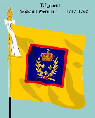 Régiment de Saint-Germain de 1747 à 1760