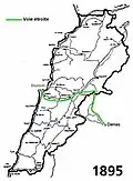 Le réseau en 1895