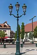 Réverbère à Annecy, France