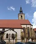 L'église paroissiale de Römhild.