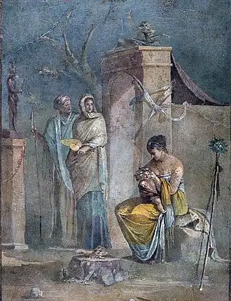 Dionysos et les nymphes du mont Nysa, Villa Farnesina, Rome.