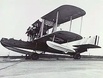 Vue de l'avion.