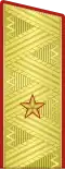 Insigne de major-général(uniforme de service de l'Armée de terre).