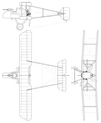 vue en plan de l’avion