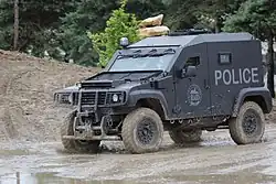 PVP du RAID lors d'une présentation au salon Eurosatory (2018).
