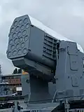 lanceur Rolling Airframe Missile&nbsp;(en) (RAM) du S74 Nerz