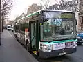 Bus Citelis sur la ligne PC1  au terminus Porte de Champerret