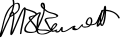 Signature de Richard Bedford Bennett