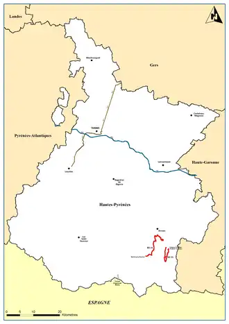 Image illustrative de l’article Route départementale 25 (Hautes-Pyrénées)