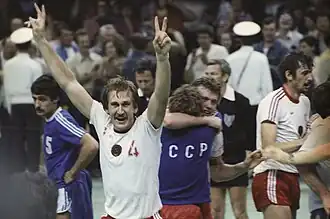 Sergueï Kouchniriouk, après la victoire face à la Yougoslavie.