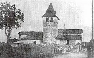 Le prieuré Saint-Vallier au début du XXe&nbsp;siècle.