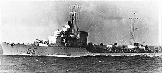 illustration de Geniere (destroyer, 1938)
