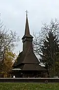 Église en bois du musée.