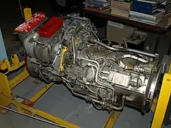 Vue du moteur.