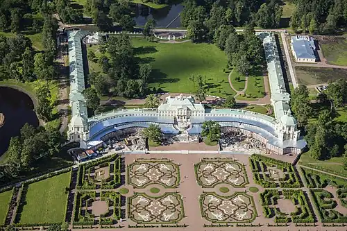 Jardins du palais d'Oranienbaum(1710-1727)