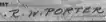 signature de Russell Williams Porter