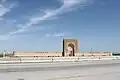 Le caravansérail Rabat-i Malik vu de la route reliant Boukhara à Navoï.
