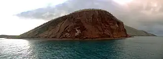 Rivage nord de l'île.
