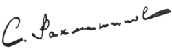 Signature de Sergueï Rachmaninov