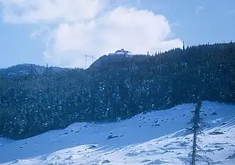Sommet du mont Apica.