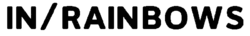 Description de l'image Radiohead, In Rainbows (Logo).png.