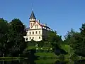 Schloss Raduň, Mährisch-Schlesien (1832 bis 1945 im Besitz der Fürsten Blücher)