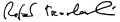 Signature de Rafał Trzaskowski