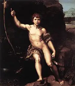 Saint Jean Baptiste1518, galerie des Offices.