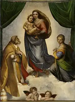 La Madone Sixtine, 1513-1514Raphaël