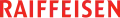 Logo actuel de la banque Raiffeisen.