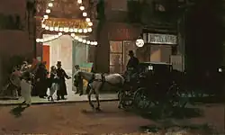 Salida del baile de máscaras, Raimundo de Madrazo, vers 1885.