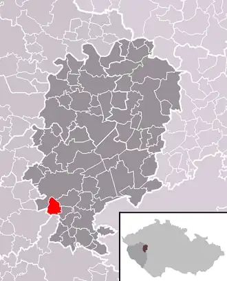 Localisation de Raková