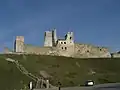 Vue de côté du château en 2008