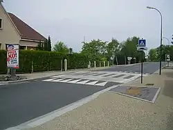 Le même ralentisseur en service.