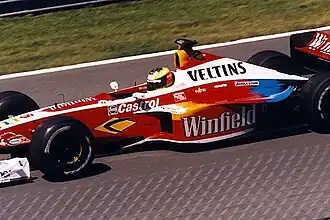 La Williams FW21 de Ralf Schumacher en 1999.
