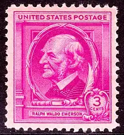 Timbre de 1940, Ralph W. Emerson.
